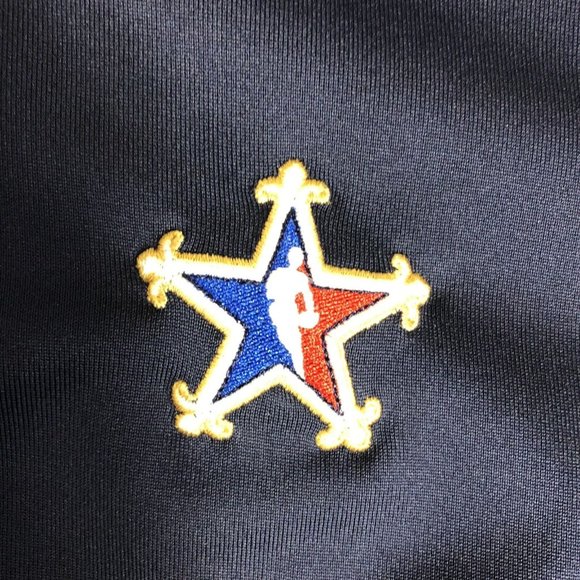 2014 NBA All Star Polo Adidas Sz L Collared Performance Climacool Golf Shirt H30 - Picture 3 of 6